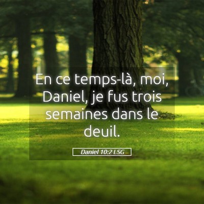 Picture 05 - Daniel 10:2 LSG - En ce temps-là, moi, Daniel, je fus trois - Bible Verse Picture
