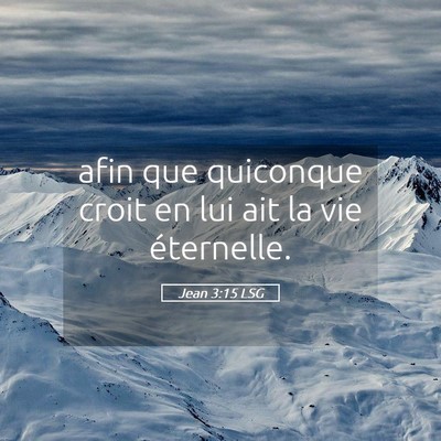 Picture 05 - Jean 3:15 LSG - afin que quiconque croit en lui ait la vie - Bible Verse Picture