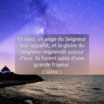 Picture 05 - Luc 2:9 LSG - Et voici, un ange du Seigneur leur apparut, et la - Bible Verse Picture