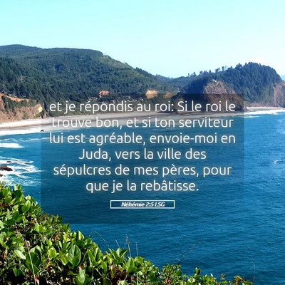 Picture 05 - Néhémie 2:5 LSG - et je répondis au roi: Si le roi le trouve bon, - Bible Verse Picture