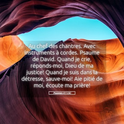 Picture 05 - Psaumes 4:1 LSG - Au chef des chantres. Avec instruments à cordes. - Bible Verse Picture