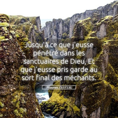 Picture 05 - Psaumes 73:17 LSG - Jusqu'à ce que j'eusse pénétré dans les - Bible Verse Picture