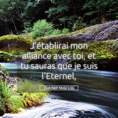 Picture 05 - Ézéchiel 16:62 LSG - J'établirai mon alliance avec toi, et tu sauras - Bible Verse Picture