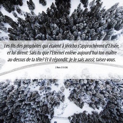 Picture 06 - 2 Rois 2:5 LSG - Les fils des prophètes qui étaient à Jéricho - Bible Verse Picture