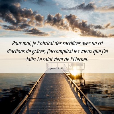 Picture 06 - Jonas 2:9 LSG - Pour moi, je t'offrirai des sacrifices avec un - Bible Verse Picture
