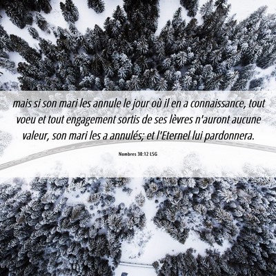 Picture 06 - Nombres 30:12 LSG - mais si son mari les annule le jour où il en a - Bible Verse Picture
