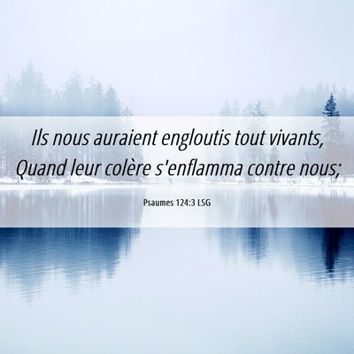 Picture 06 - Psaumes 124:3 LSG - Ils nous auraient engloutis tout vivants, Quand - Bible Verse Picture