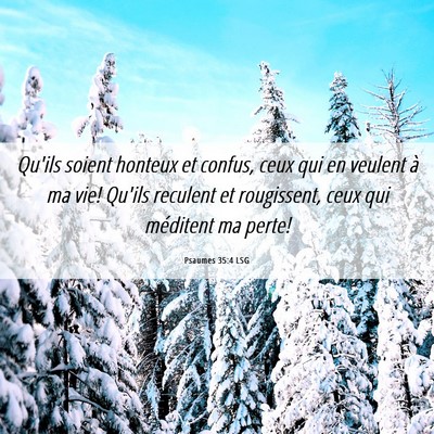 Picture 06 - Psaumes 35:4 LSG - Qu'ils soient honteux et confus, ceux qui en - Bible Verse Picture