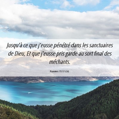 Picture 06 - Psaumes 73:17 LSG - Jusqu'à ce que j'eusse pénétré dans les - Bible Verse Picture