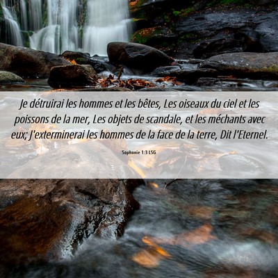 Picture 06 - Sophonie 1:3 LSG - Je détruirai les hommes et les bêtes, Les - Bible Verse Picture