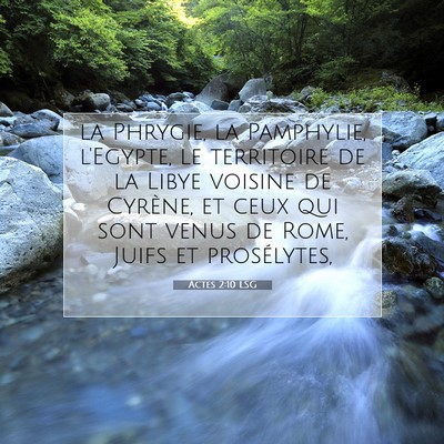 Picture 07 - Actes 2:10 LSG - la Phrygie, la Pamphylie, l'Egypte, le territoire - Bible Verse Picture