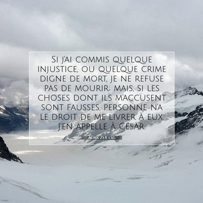Picture 07 - Actes 25:11 LSG - Si j'ai commis quelque injustice, ou quelque - Bible Verse Picture