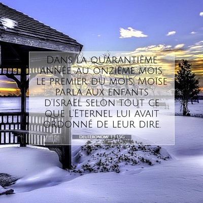 Picture 07 - Deutéronome 1:3 LSG - Dans la quarantième année, au onzième mois, le - Bible Verse Picture