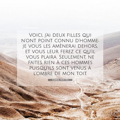 Picture 07 - Genèse 19:8 LSG - Voici, j'ai deux filles qui n'ont point connu - Bible Verse Picture