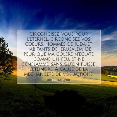 Picture 07 - Jérémie 4:4 LSG - Circoncisez-vous pour l'Eternel, circoncisez vos - Bible Verse Picture