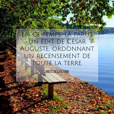 Picture 07 - Luc 2:1 LSG - En ce temps-là parut un édit de César Auguste, - Bible Verse Picture