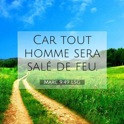 Picture 07 - Marc 9:49 LSG - Car tout homme sera salé de - Bible Verse Picture