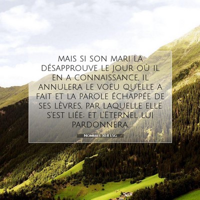 Picture 07 - Nombres 30:8 LSG - mais si son mari la désapprouve le jour où il - Bible Verse Picture