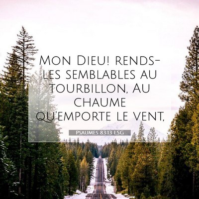 Picture 07 - Psaumes 83:13 LSG - Mon Dieu! rends-les semblables au tourbillon, Au - Bible Verse Picture