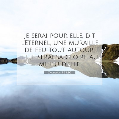 Picture 07 - Zacharie 2:5 LSG - je serai pour elle, dit l'Eternel, une muraille - Bible Verse Picture