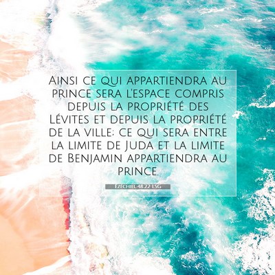 Picture 07 - Ézéchiel 48:22 LSG - Ainsi ce qui appartiendra au prince sera l'espace - Bible Verse Picture