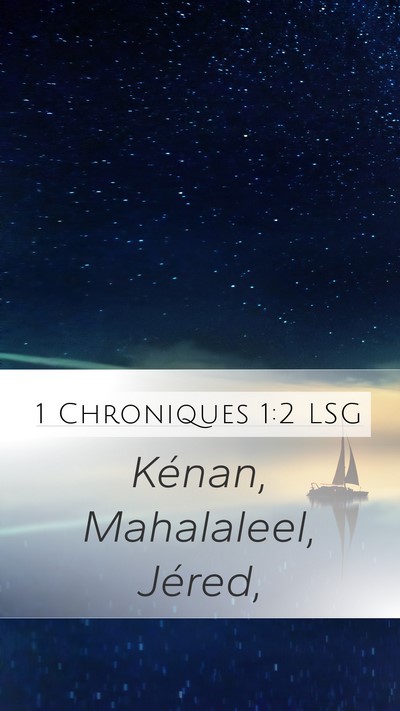 1 Chroniques 1:2 LSG Bible Verse Image
