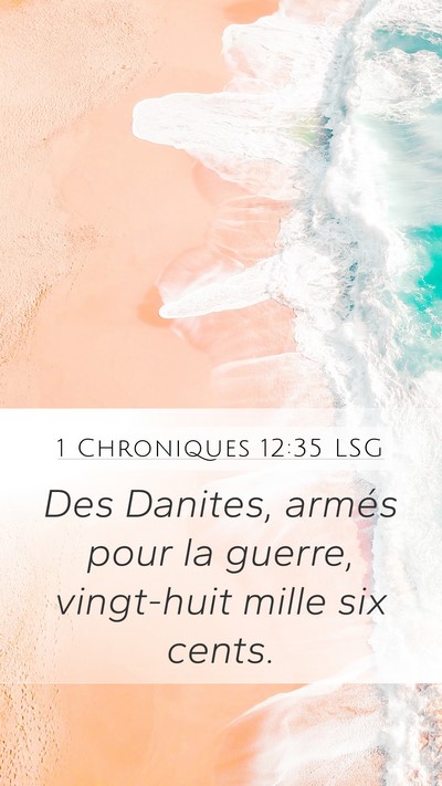 1 Chroniques 12:35 LSG Bible Verse Image