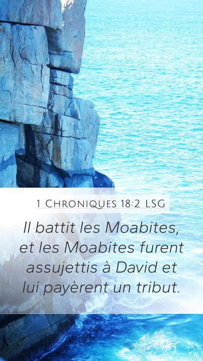 1 Chroniques 18:2 LSG Bible Verse Image