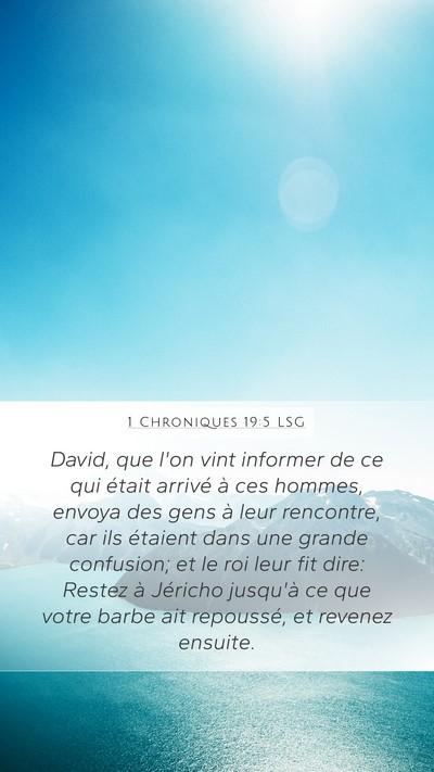 1 Chroniques 19:5 LSG Bible Verse Image