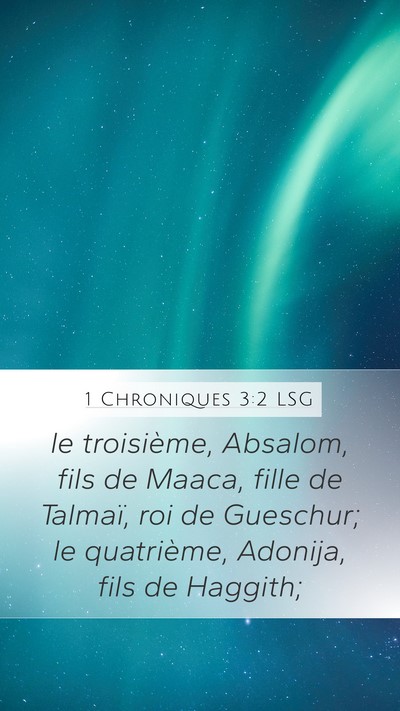 1 Chroniques 3:2 LSG Bible Verse Image