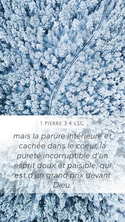 1 Pierre 3:4 LSG Bible Verse Image