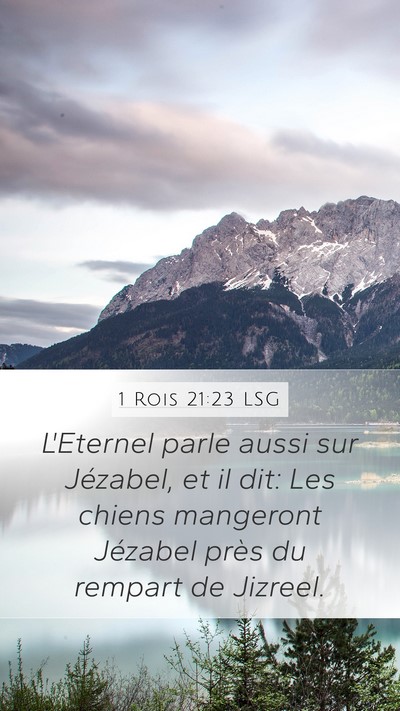 1 Rois 21:23 LSG Bible Verse Image