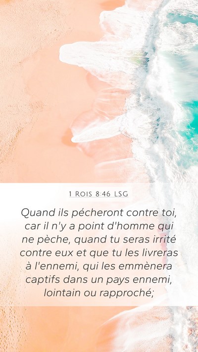 1 Rois 8:46 LSG Bible Verse Image