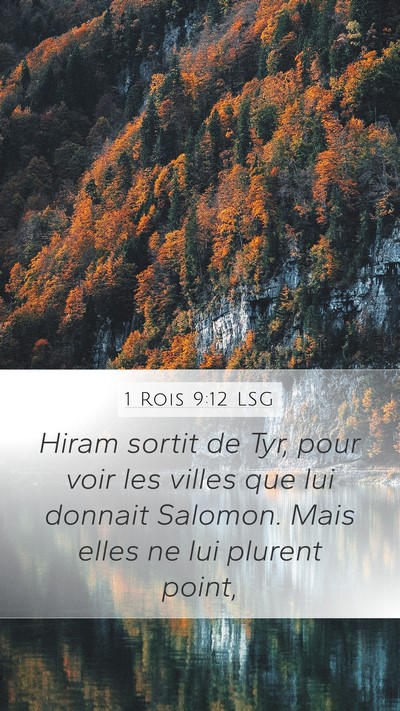 1 Rois 9:12 LSG Bible Verse Image