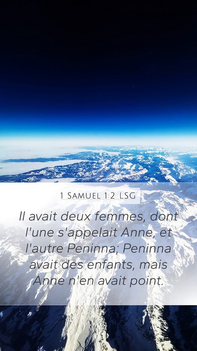 1 Samuel 1:2 LSG Bible Verse Image