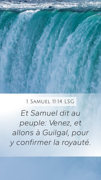 1 Samuel 11:14 LSG Bible Verse Image