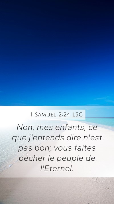 1 Samuel 2:24 LSG Bible Verse Image