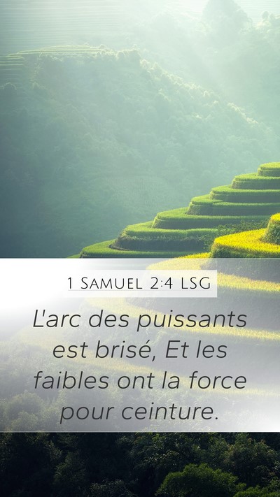 1 Samuel 2:4 LSG Bible Verse Image