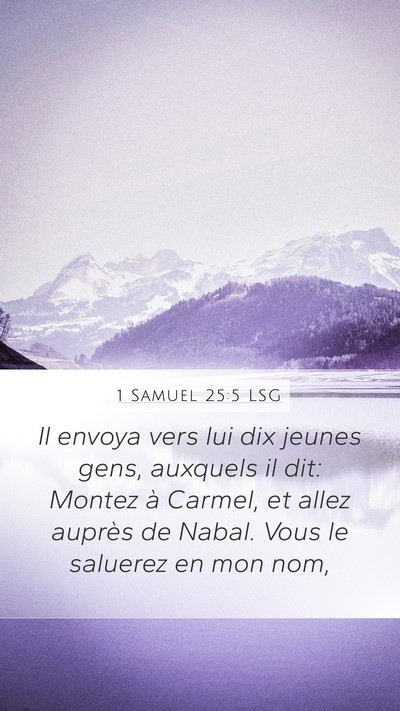 1 Samuel 25:5 LSG Bible Verse Image