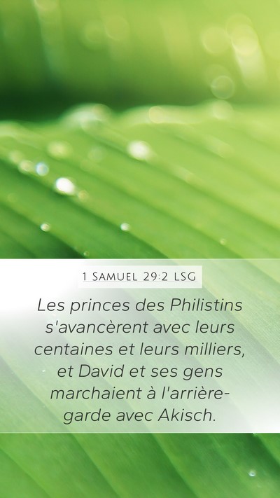 1 Samuel 29:2 LSG Bible Verse Image