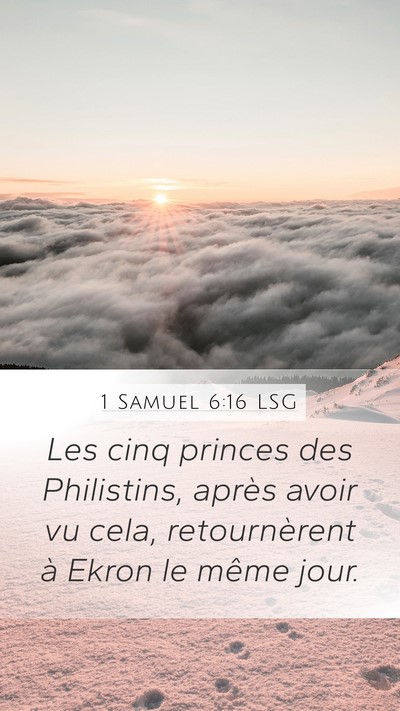 1 Samuel 6:16 LSG Bible Verse Image