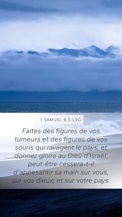 1 Samuel 6:5 LSG Bible Verse Image