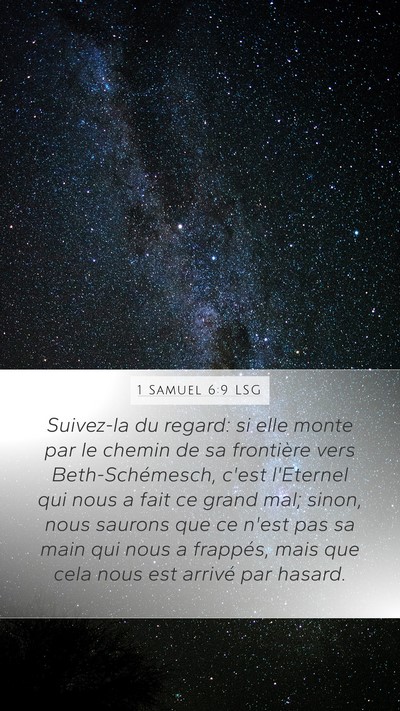 1 Samuel 6:9 LSG Bible Verse Image