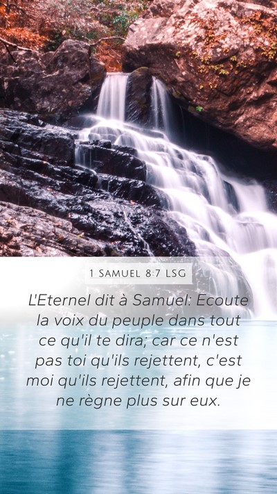 1 Samuel 8:7 LSG Bible Verse Image