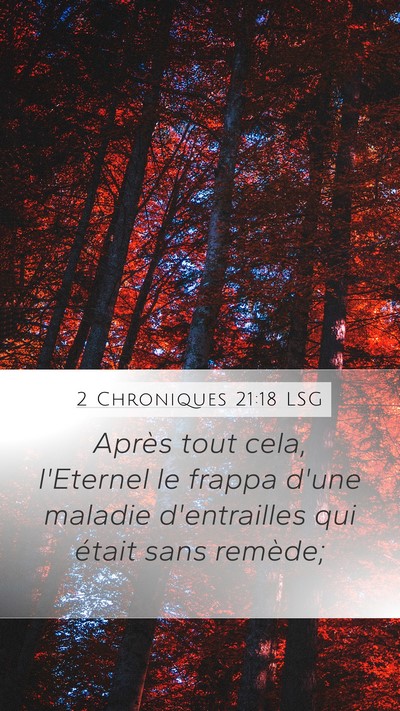 2 Chroniques 21:18 LSG Bible Verse Image
