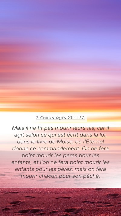 2 Chroniques 25:4 LSG Bible Verse Image
