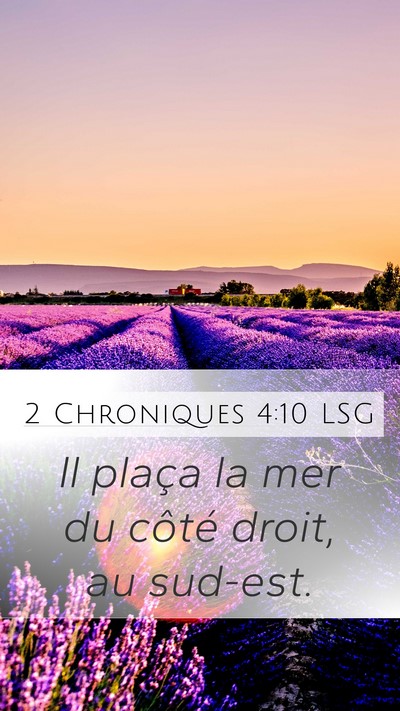2 Chroniques 4:10 LSG Bible Verse Image