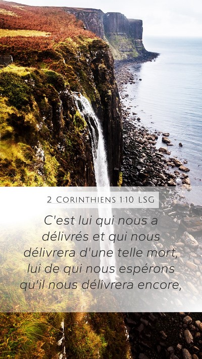 2 Corinthiens 1:10 LSG Bible Verse Image