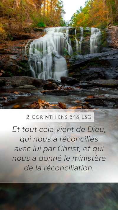 2 Corinthiens 5:18 LSG Bible Verse Image