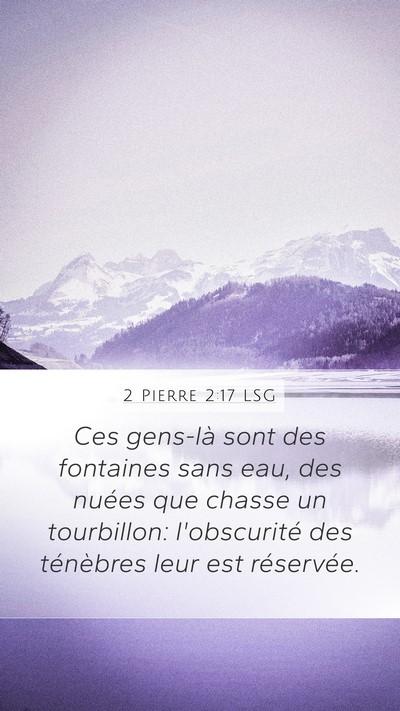 2 Pierre 2:17 LSG Bible Verse Image